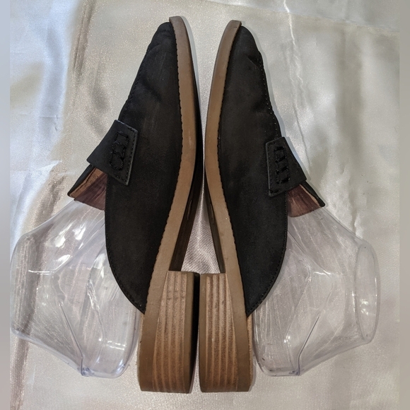 Cynthia Rowley Prescott Women's Classic Black Slip On Mules Loafers Shoes 8M - Picture 6 of 10